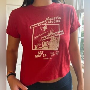 Brandy graphic baby tee